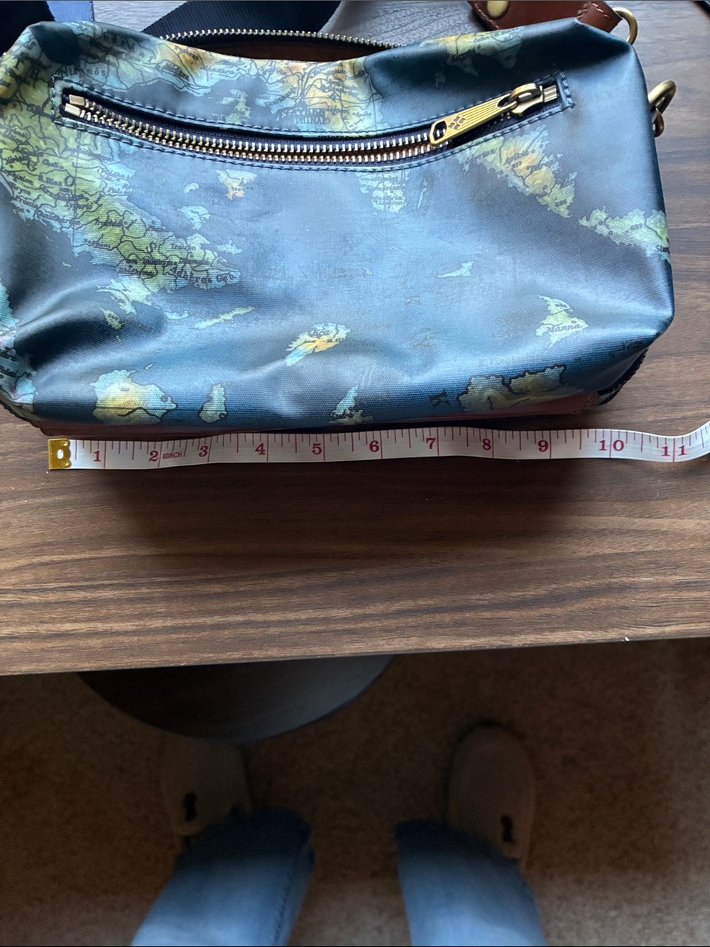 Patricia Nash Greek map Camera style bag - Picture 2 of 12